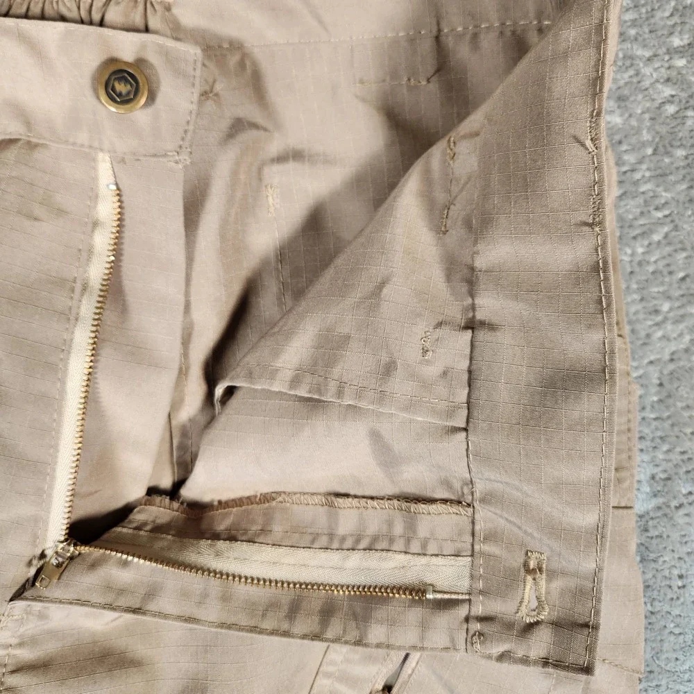 Tactical Series Cargo Pants Mens XL Tan Khaki Excellent Ripstop Outdoor Utility
